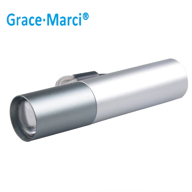 

GM Powerful Flashlight Mini Pocket Zoom USB Rechargeable Tactical LED Flashlight