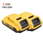Сменная литиевая батарея 20 в 3,0 А  ч DCB203 для Dewalt Max XR DCB200 DCB205 DCB206 DCB184 DCB201, 18 в, для электроинструментов