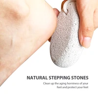 natural pumice stone foot clean skin grinding callus foot care massage tool dead hard skin scrub bath ellipse pedicure scrubber