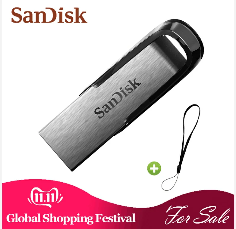 SanDisk ультра чутье USB 3,0 USB флеш-накопитель 16 ГБ 32 ГБ 64 ГБ 128 ГБ флеш-накопитель карта памяти 10 лет гарантии