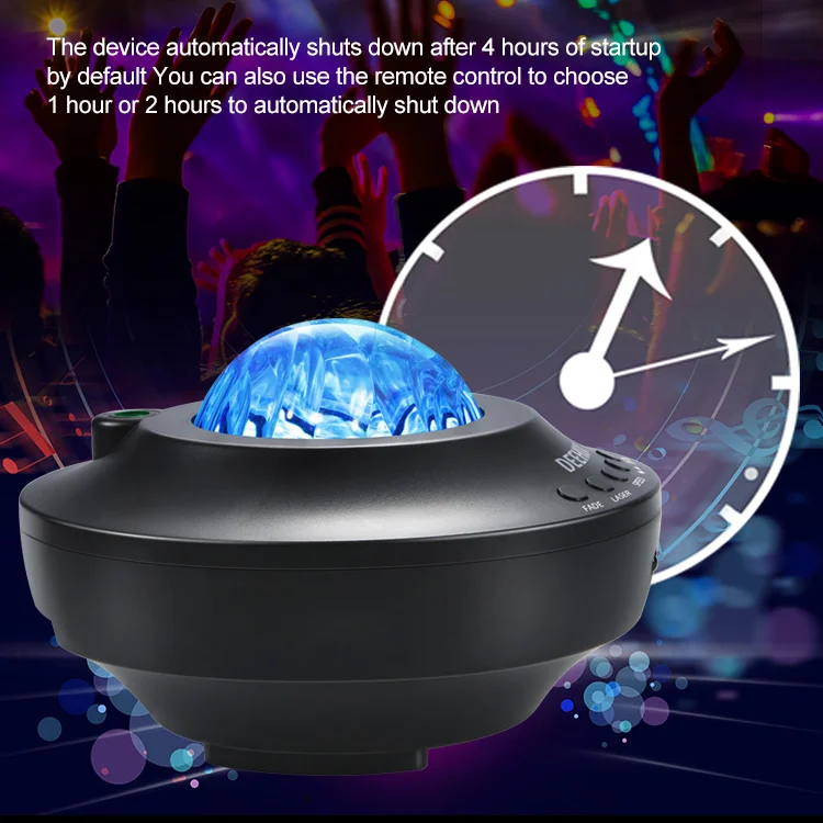 Цветной Галактический проектор звездного неба ночное освещение Встроенный Bluetooth