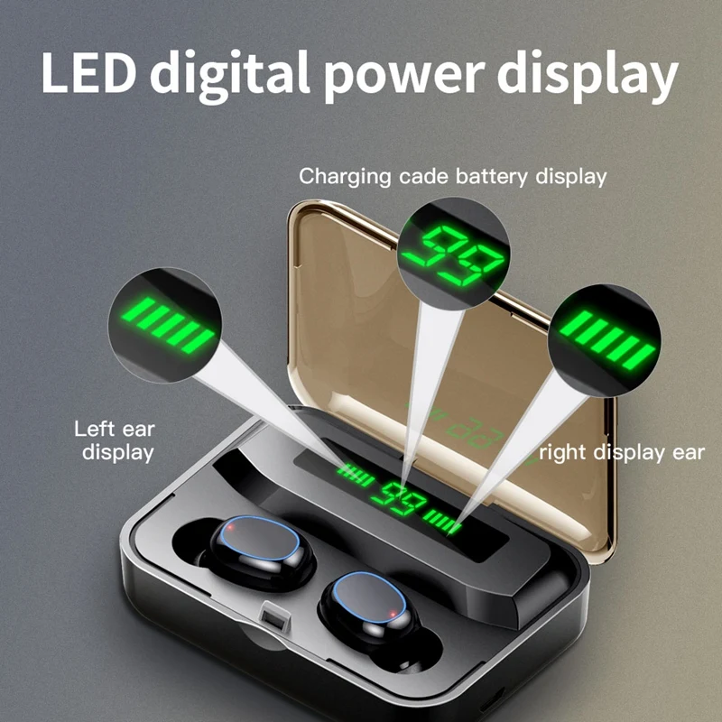 A2S TWS Bluetooth 5 0 гарнитура стерео наушники беспроводные спортивные для смартфона Xiaomi