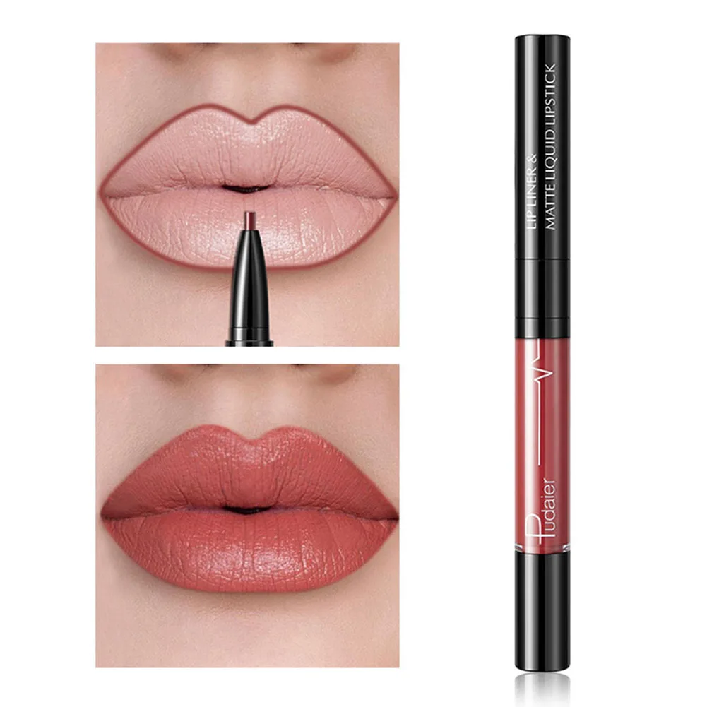 2 в 1 жидкая губная помада для губ | Красота и здоровье