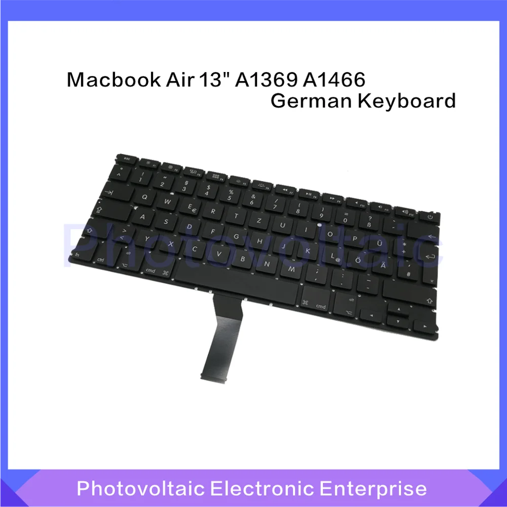 Новая Германия немецкая клавиатура для ноутбука Macbook Air 13 &quotA1369 A1466 2011 2012 2013 2014 2015 |
