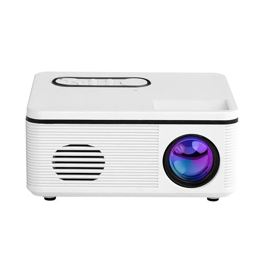 Upgrade Mini Projector 1080P 1800Lumen Portable LCD LED Support TF HDMI Home Cinema USB 3D Beamer | Электроника