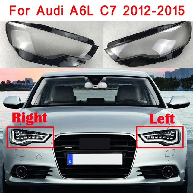 PC Headlight Lens Left Side Headlight Lens Cover For Audi A5 2012-2015 - Clear PC Replacement Left Front Headlamp Cover Cover Headlights E70 X5