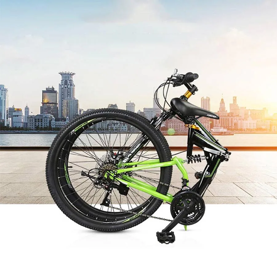 

Portable Mountain Bicycle Off-road Variable Speed Adult Folding Soft Tail Bicycle Ultra-light Rowerek Dla Dzieci Entertainment