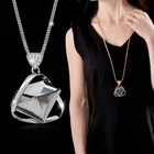Новое поступление, женское ожерелье с подвеской, геометрическое длинное женское ожерелье, оптовая продажа