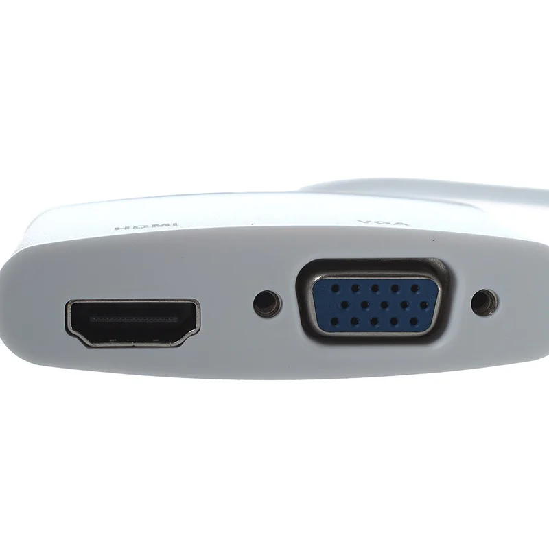 Премиум алюминиевый V1.3 Full HD 1080P Mini DP порт дисплея к HDMI и VGA синий адаптер 2 в 1 для Apple