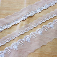 soft net yarn letters roses stars lace trim 3d diy sewing dress veil embroidery lace lolita accessories
