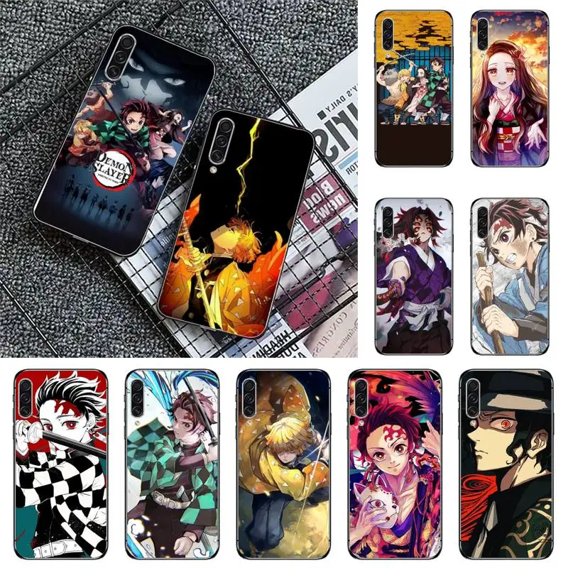 

Anime Demon Slayer Kimetsu no Yaiba Phone Case For Samsung galaxy A S note 10 12 20 32 40 50 51 52 70 71 72 21 fe s ultra plus