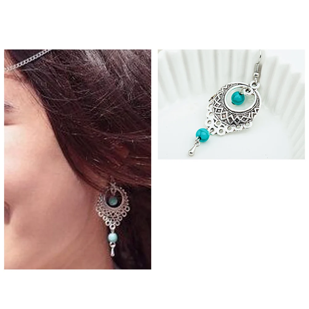 Модные серьги для женщин винтажные серебряные капли Специальные Серьги капельки