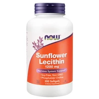 free shipping sunfolwer lecithin 1200 mg 200 capsules soy free non gmo