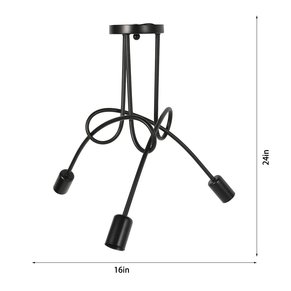 Железная люстра скандинавский Лофт винтажная промышленная Потолочная для дома