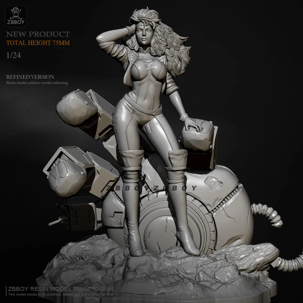 

H75mm 1/24 Resin model kits DIY self-assembled TD-2594