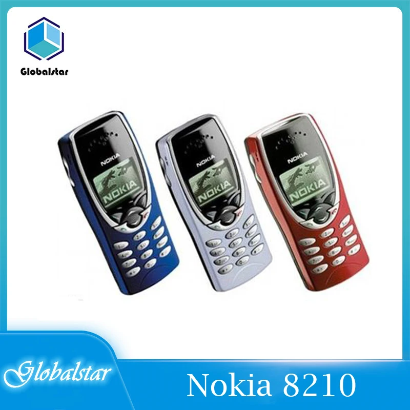 nokia 8210 refurbished original mobile phones unlocked 2g dualband gsm 9001800 gprs classic cheap cell phone free shipping fast free global shipping