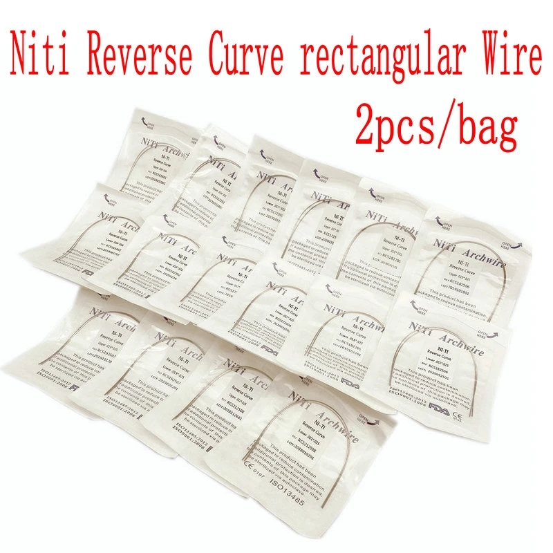 2 шт./пакет Стоматологические Ортодонтические нити s образной кривой АРКА провода