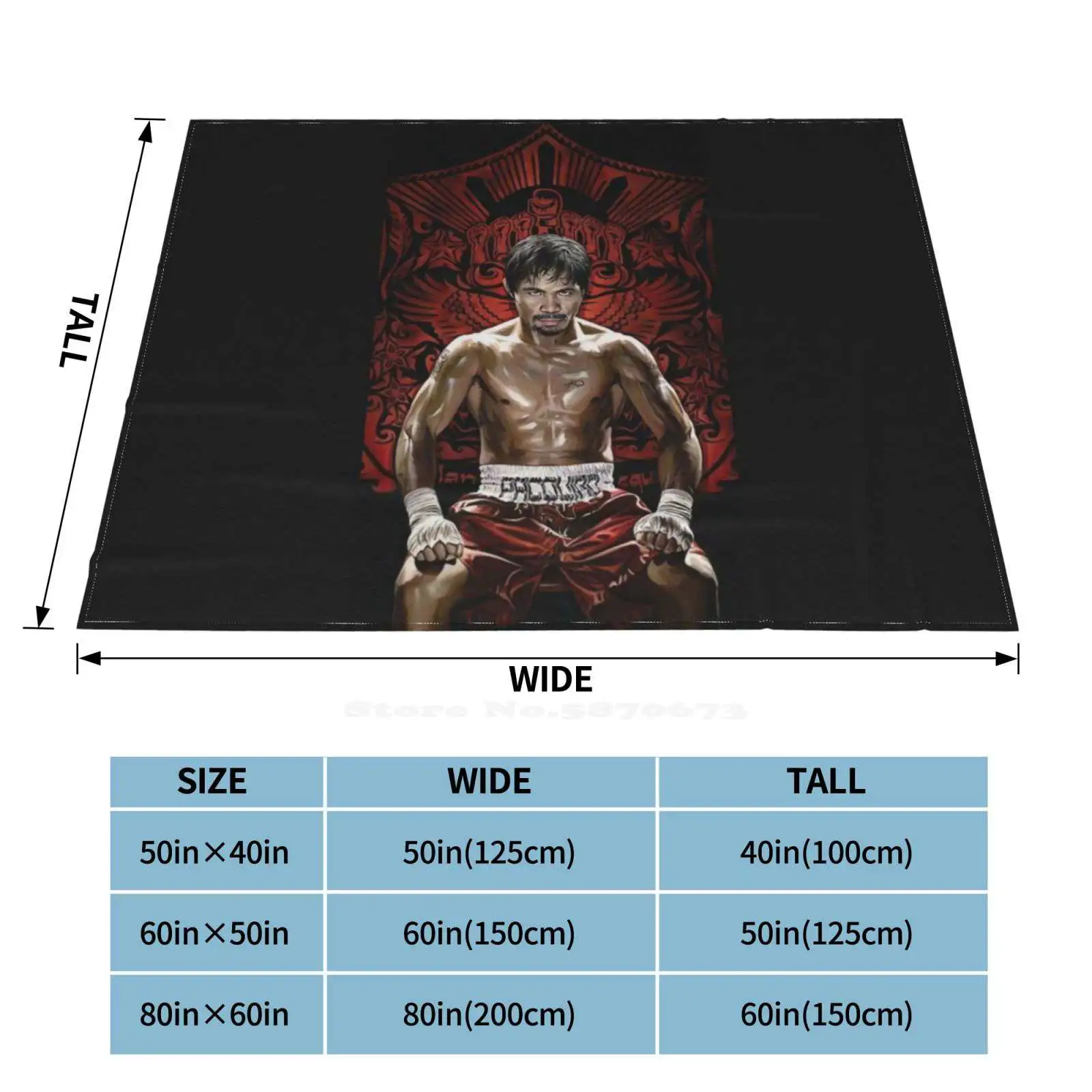 Боксерское искусство креативный дизайн тонкое мягкое фланелевое одеяло