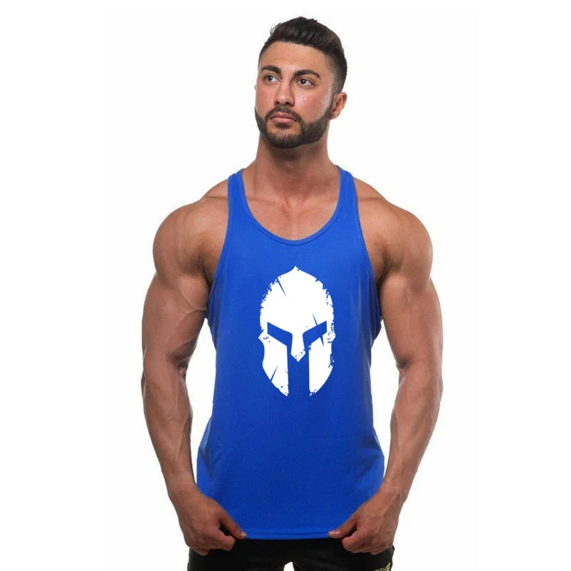 

New Fashion Cotton Sleeveless Shirts Tank Top Men Fitness Shirt Mens Singlet Bodybuilding Workout Gym Vest Fitness Men