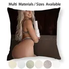 Наволочка Abella с рисунком улыбающейся подушки, наволочка из хлопка и льна, наволочка Abella, опасность улыбающейся, сексуальное нижнее белье, креативное