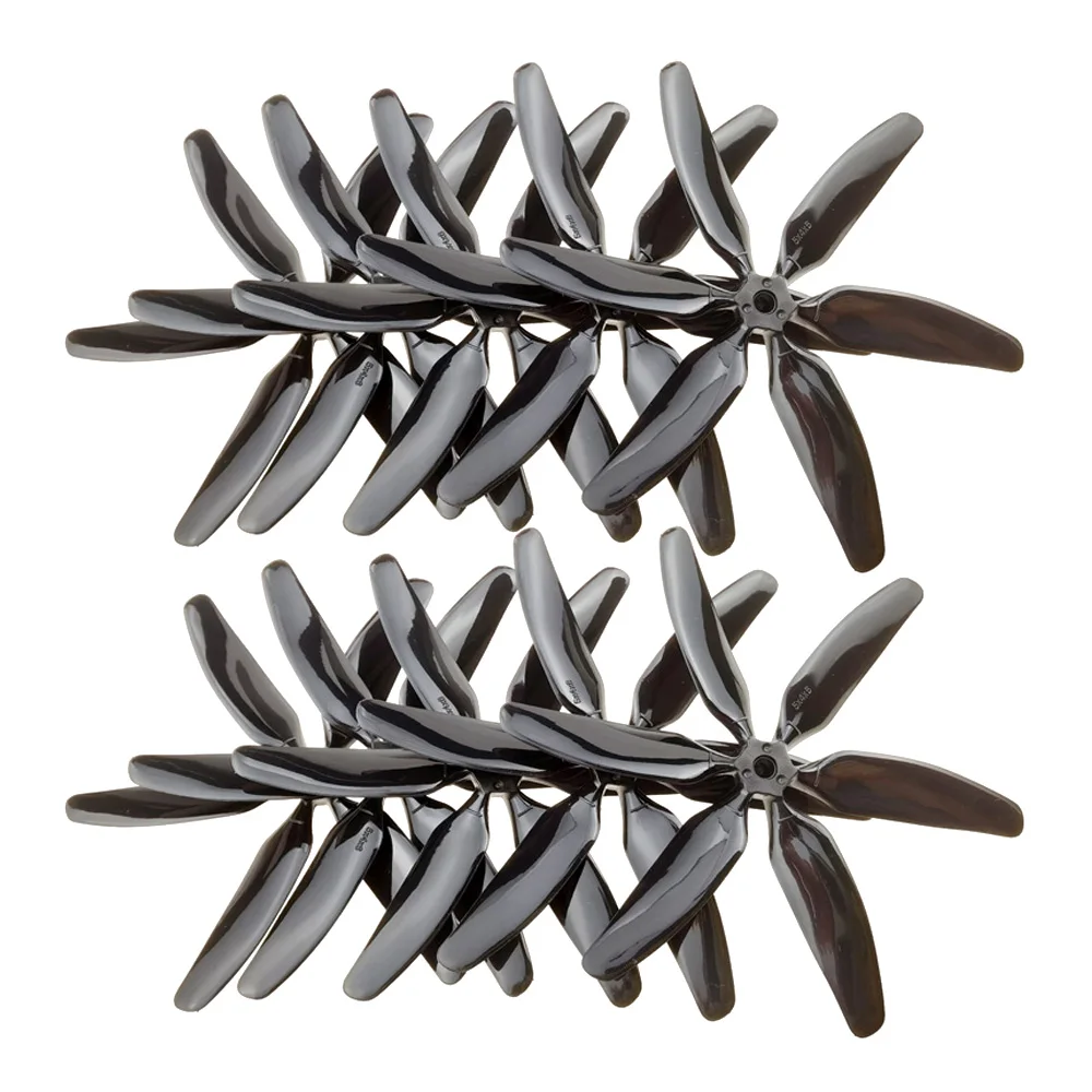 5 пара/лот 504060 5x4x6 6-лопастные 5-дюймовые CW CCW пропеллеры лезвие для FPV квадрокоптера гоночного дрона