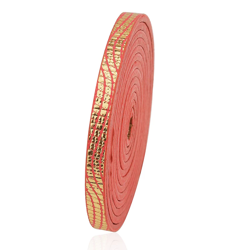 orange 1,2 meter/pcs 5 мм плоский кожаный шнур 10*2 мм кожаный шнур ювелирные аксессуары/материал для бижутерии DIY ручное производство ювелирных изделий - Цвет: orange