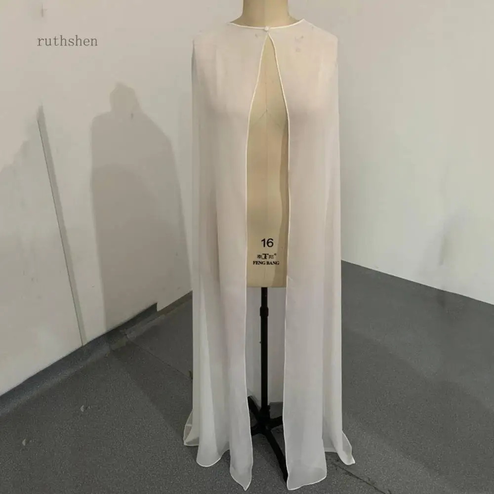 Шифоновая газовая шаль обернутая Болеро длиной до пола свадебная куртка для