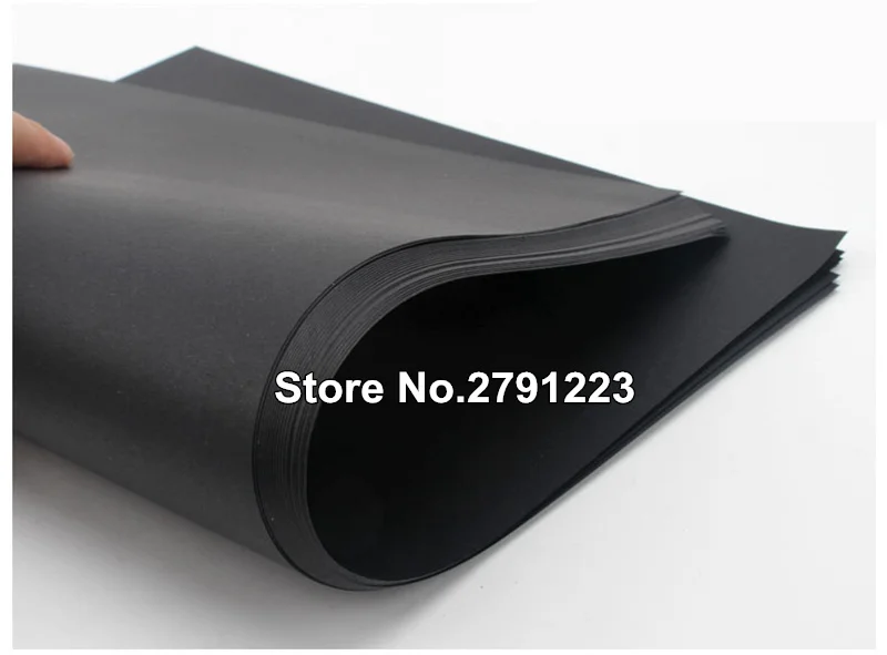 300GSM A3 коричневая/черная сырая древесная целлюлоза крафт бумага 50 шт DIY крышка
