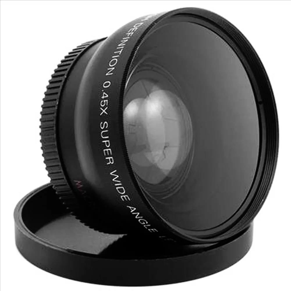 1 компл. Профессиональный 52 мм 0.45x широкоугольный макрообъектив для Nikon D3200 D3100 D5200