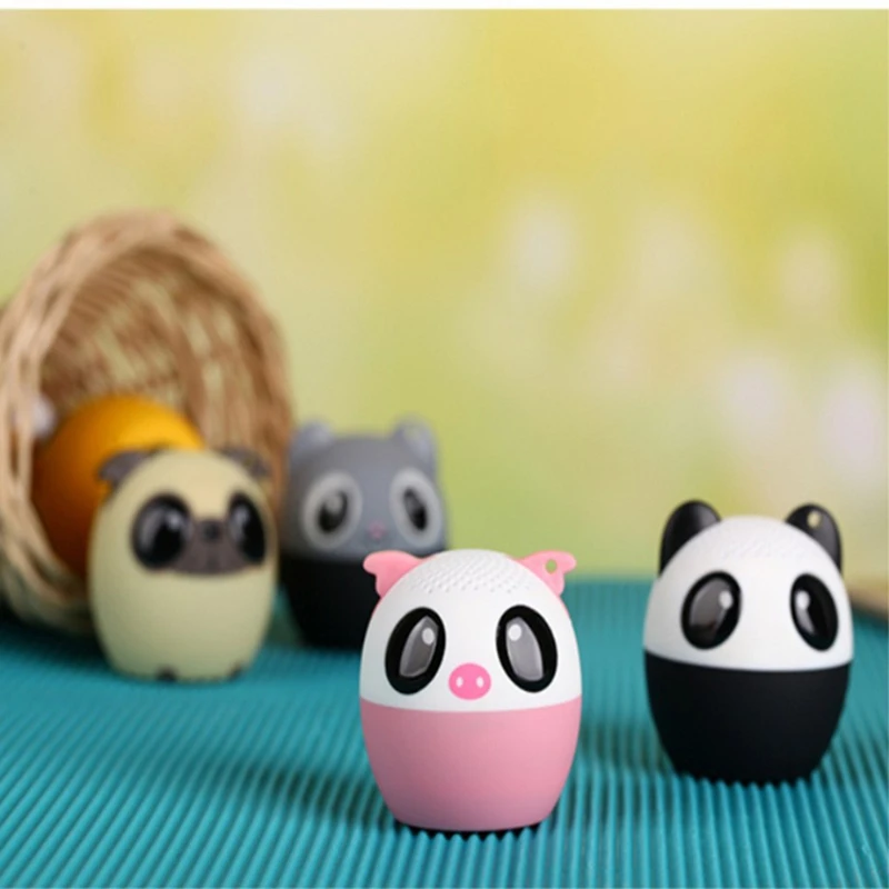 

Cute Mini Pet Animal Bluetooth Speaker Portable Cartoon Outdoor Music MP3 Player Stero Loundspeaker Support Self Timer Handsfree