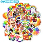 Наклейки для ноутбука, гитары, скейтборда, чемодана, водостойкие, 50 шт.