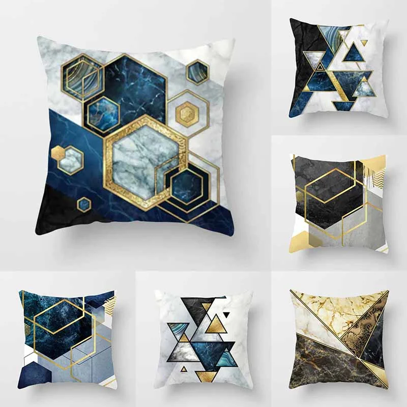 Новинка Геометрическая фотография персиковая обнимающая наволочка