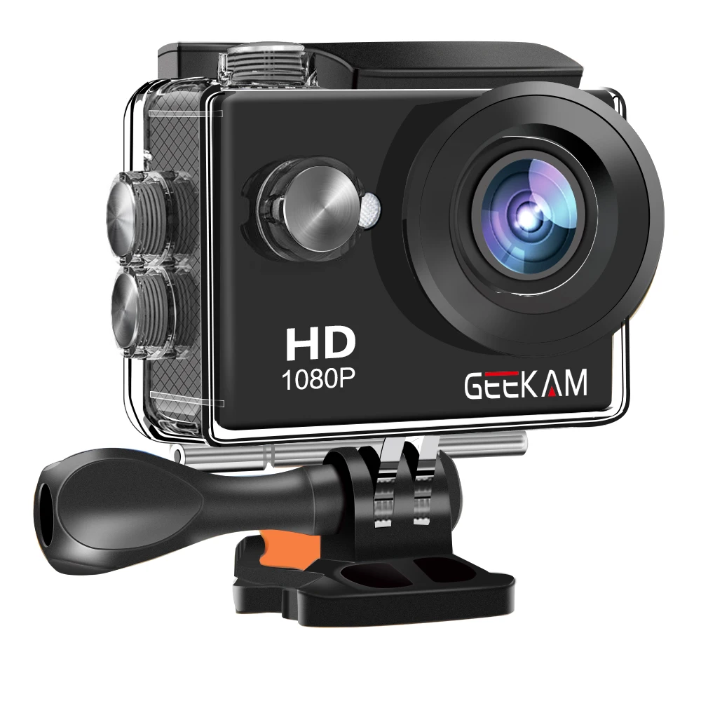 GEEKAM A9 экшн-камера Full HD 1080P 2," экран 30 м водонепроницаемый шлем мини видео запись камера s Спортивная камера DVR