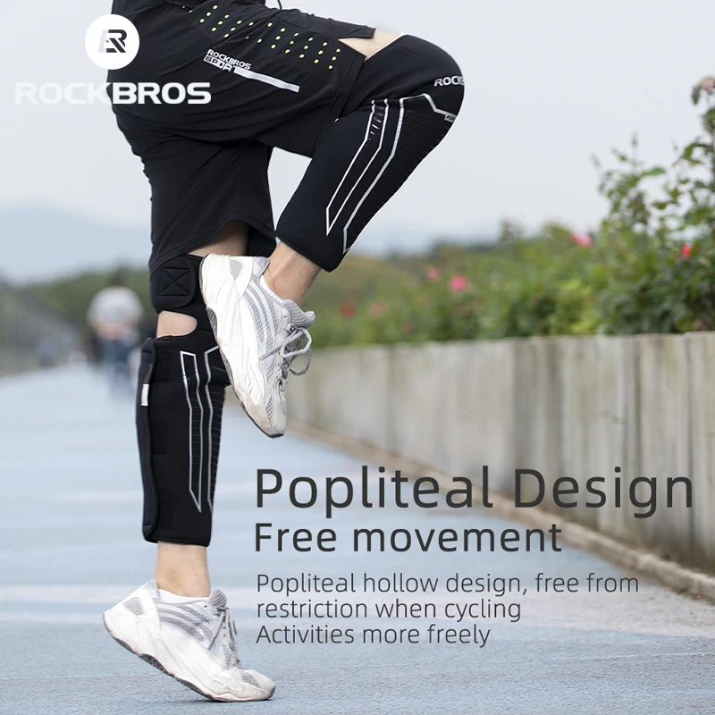 Флисовые наколенники ROCKBROS для мужчин и женщин утепленные ветрозащитные