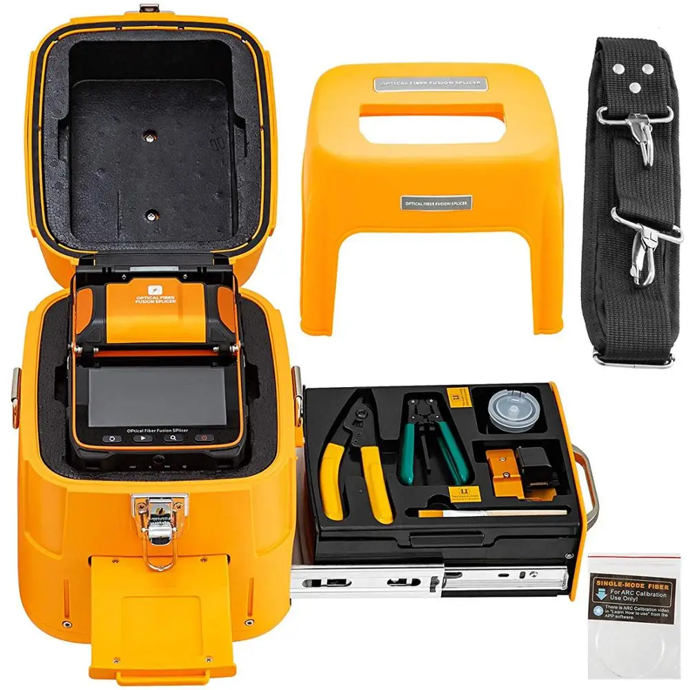 AI 9 волоконный Сплайсер с 5 секундным сплайсингом Время плавления 15 секунд