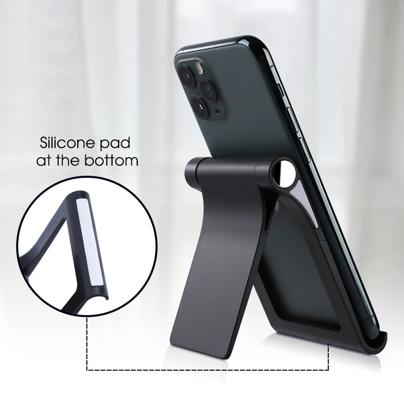universal holder for phone foldable desk phone holder support for iphone 13 12 11 xiaomi mobile phone tablet desktop mount stand free global shipping