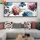 Алмазная вышивка с абстрактными цветами и растениями, квадратная и круглая вышивка 5d, алмазная живопись сделай сам, Гортензия, цветок, вышивка крестиком, набор большого размера