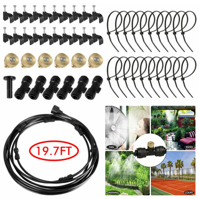 Система водяного тумана система охлаждения внутреннего дворика насадка для