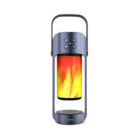 new portable wireless bluetooth speaker stereo loudspeaker flame lamp portable speaker for home party bar outside