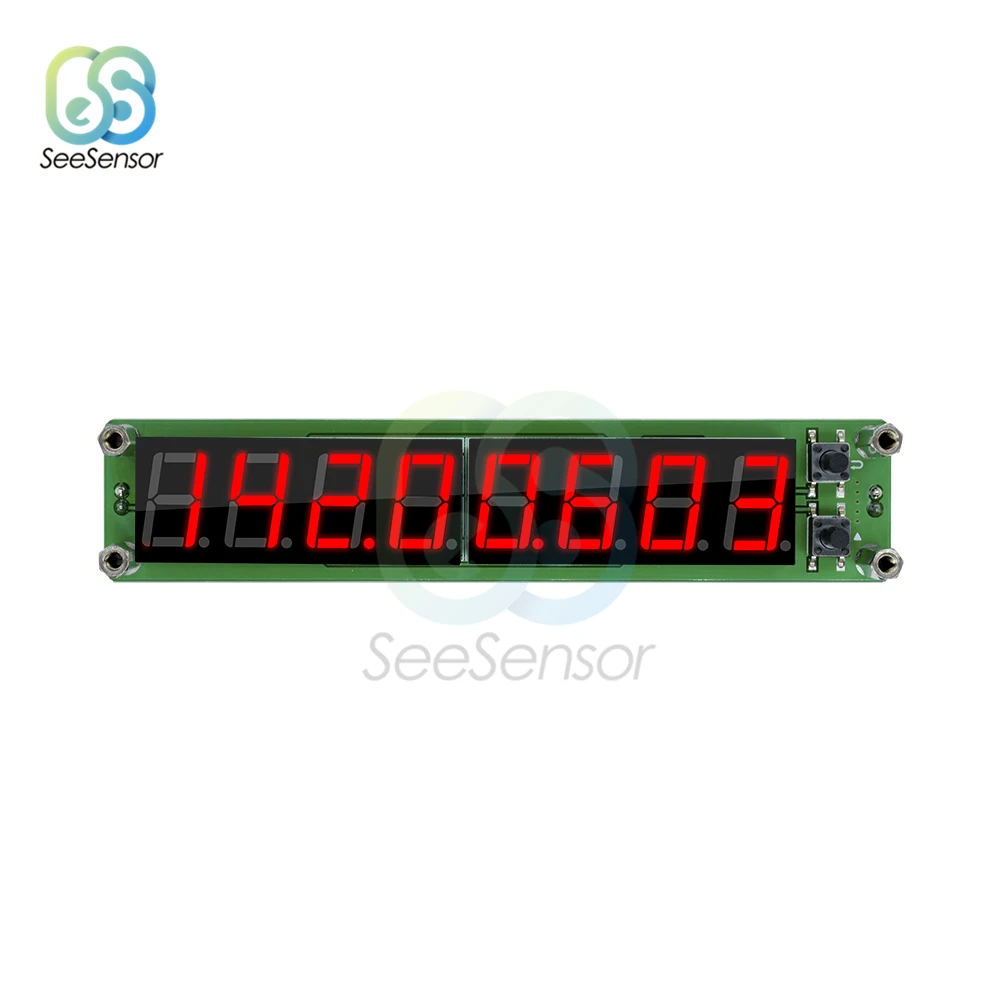 8 Bit Tube LED Digital RF Signal Frequency Counter Cymometer Meter 0.1MHz to 60MHz 20MHz 2400MHZ 2.4GHz Blue/Red/Green | Инструменты
