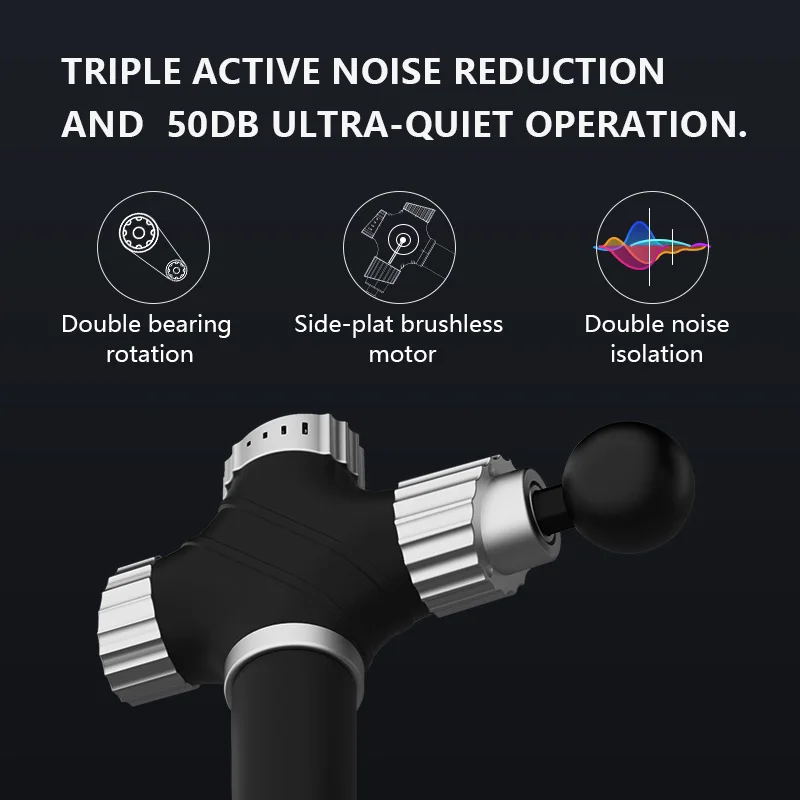 Высокомощный пистолет для расслабления мышц 12 кг нагрузки умный чип супер