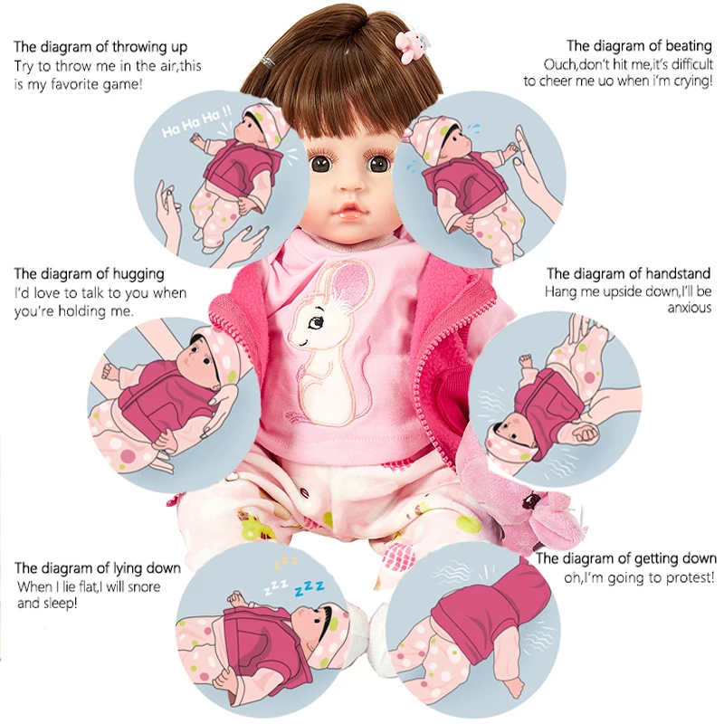 Кукла младенец из силикона 45 см|Куклы| |