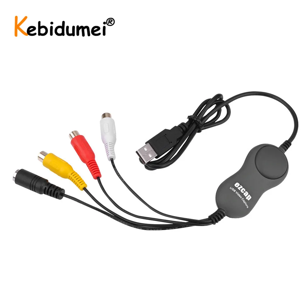 Карта видеозахвата EZCap159 с USB на AV адаптер монитор видео DVD DVR VHS для Win7/8/10 Mac OS |
