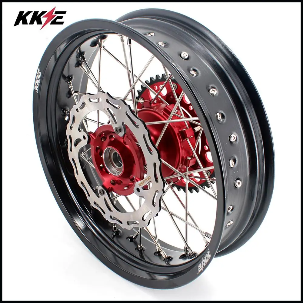 KKE 3,5& 4,25 XR650R 2000-2008 CUSH привод Supermoto колесные диски Набор для HONDA задние 240 мм