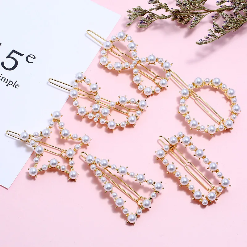 Жемчужные аксессуары для волос женщин модные летние свадебные Тиара заколка