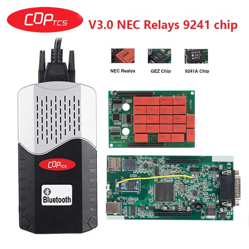 Диагностический прибор OBD2 V3.0 cdp TCS Multidiag Pro + инструмент для диагностики