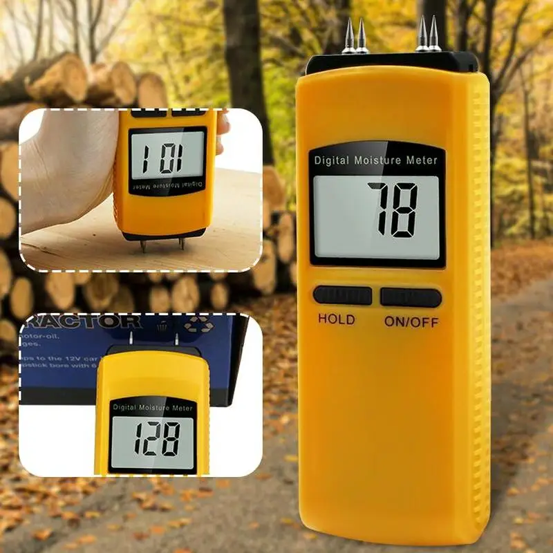 Точный измеритель влажности с ЖК дисплеем 10 40% двухконтактный гигрометр для