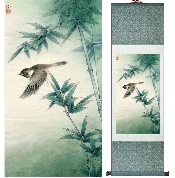 

Top quality Birds and Flower painting Chinese wash painting home decoration painting Chinese traditional art panting No.32315