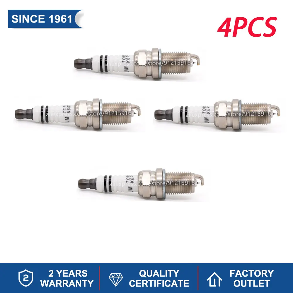 

Оригинальная иридиевая платиновая свеча зажигания TORCH K6RTIP, замена свечи PFR6B Champion RC8WYP4 Denso IK20TT для F5DP0R
