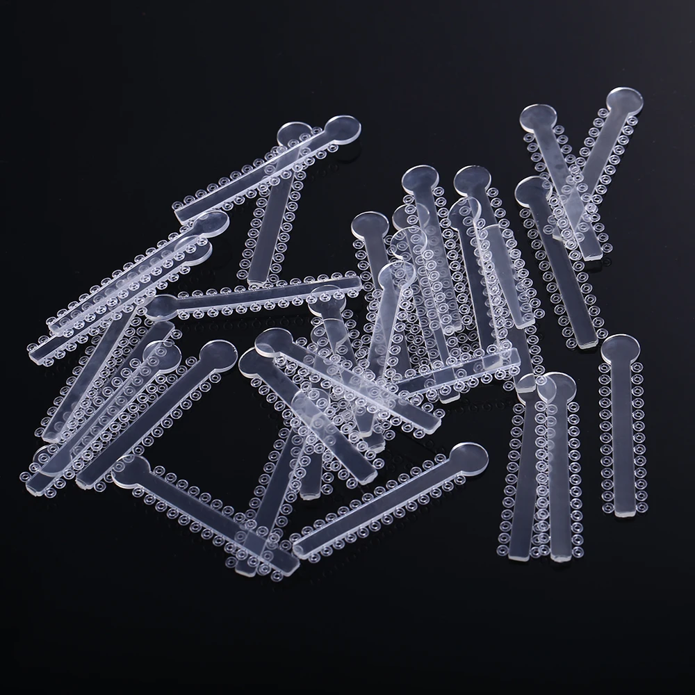 Ортодонтические эластичные резинки для зубов многоцветные стоматологические